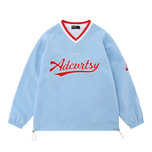 Street V-neck Jersey Sweatshirt