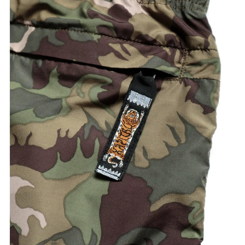 Camouflage Elastic Casual Shorts